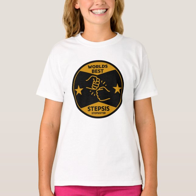 Worlds Best Stepsister T-Shirt (Front)