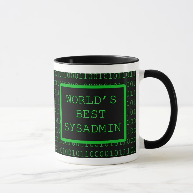 World's Best SysAdmin Mug (Right)