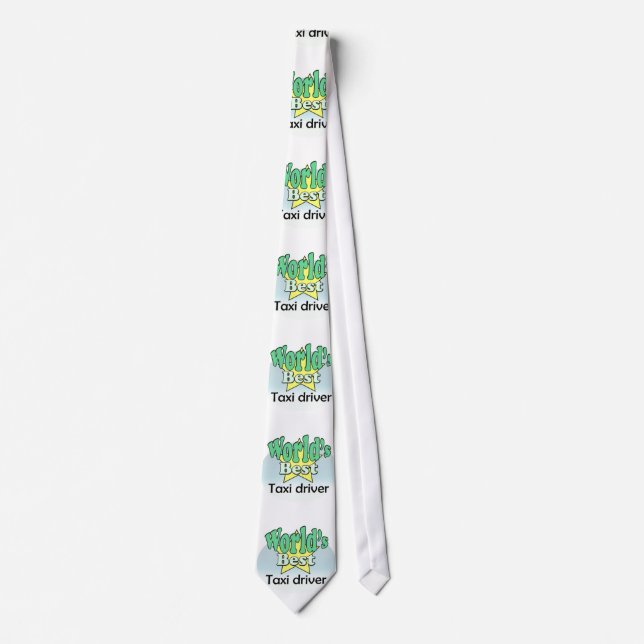 World's Best Taxi Driver Tie (Front)