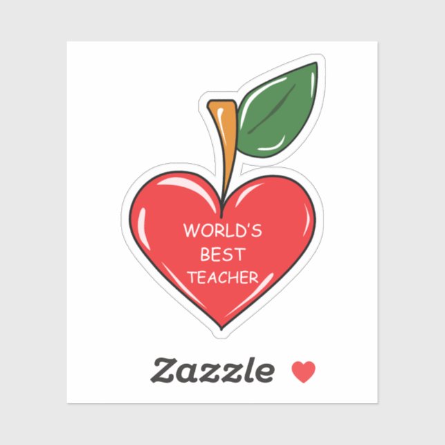 worlds best teacher apple fun (Sheet)