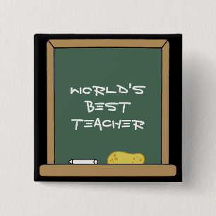 World's Best Teacher Button