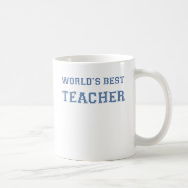 Worlds Best Teacher Coffee Mug (Right)