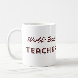 World's Best Teacher Coffee Mug