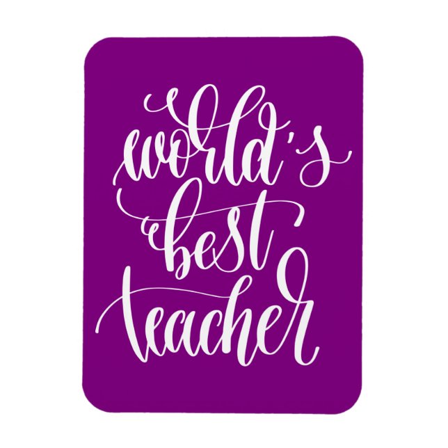 World's Best Teacher Magnet (Vertical)