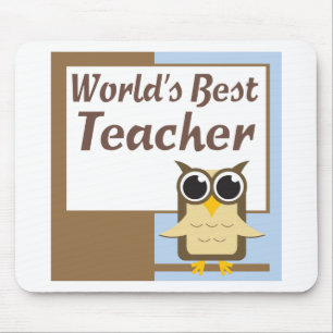 Worlds Best Teacher Mouse Mat