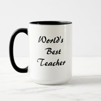 World's Best Teacher Mug