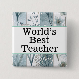 World's best teacher pin