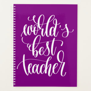 World's Best Teacher Planner