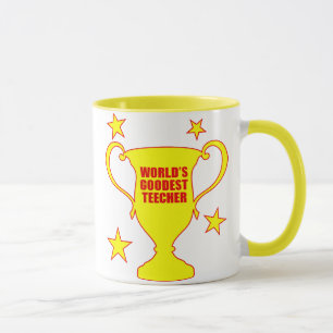 World's Best Teacher - World's Goodest Teecher Mug