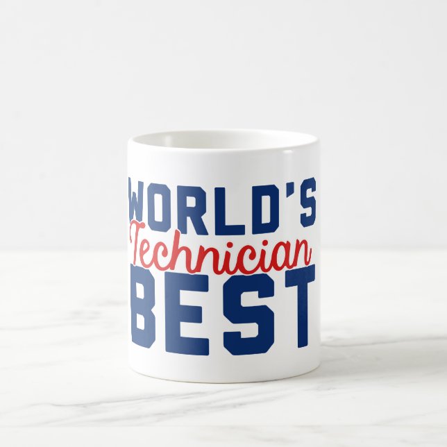 World's Best Technician Coffee Mug (Center)
