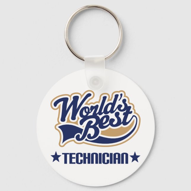 Worlds Best Technician Key Ring (Front)
