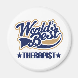 Worlds Best Therapist Magnet