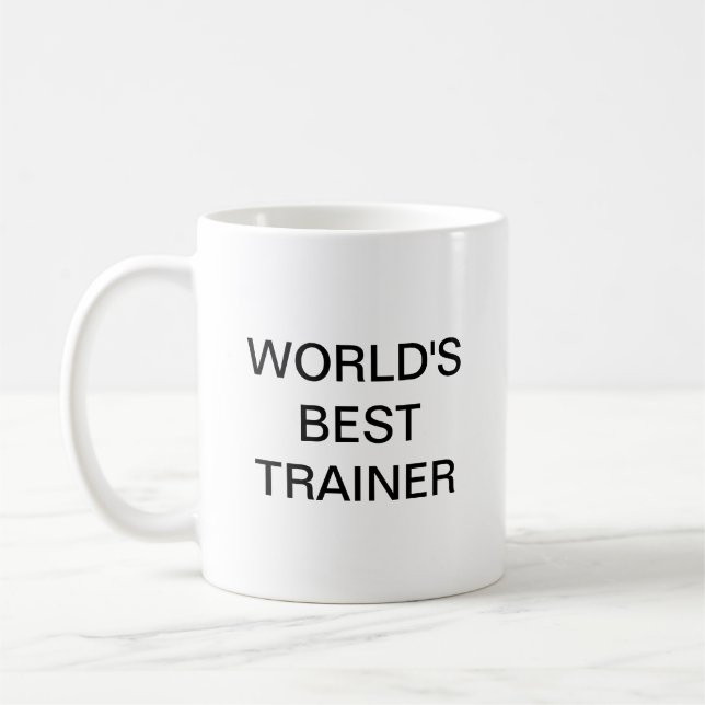 World's best trainer Coffee Mug (Left)