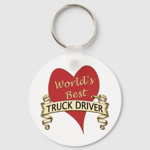 World's Best Truck Driver Key Ring