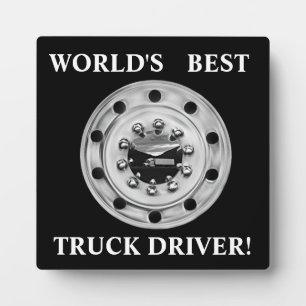 World's Best Truck Driver Plaque
