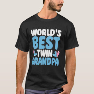 Worlds best Twin Grandpa T-Shirt