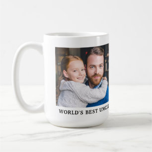 World's Best Uncle Niece Nephew Photo  Coffee Mug