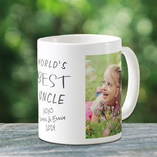 World's Best Uncle Personalised Photos Coffee Mug