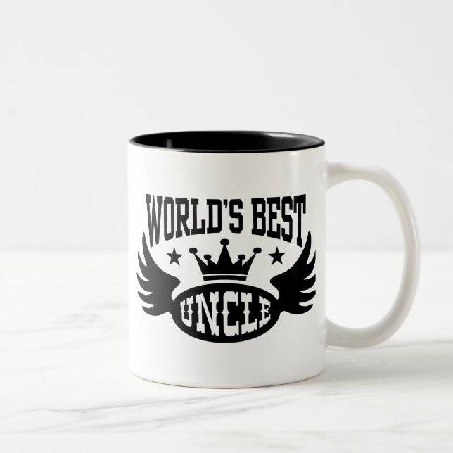 World's Best Uncle Two-Tone Coffee Mug (Right)