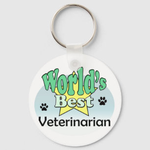 World's Best  Veterinarian Key Ring