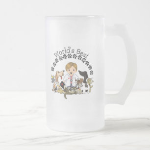 World's Best Veterinarian Mug - Male Blonde Hair