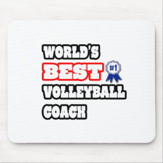 World's Best Volleyball Coach Mouse Mat
