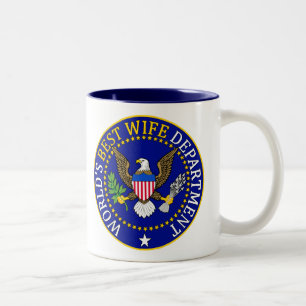 World's Best Wife Department Two-Tone Coffee Mug
