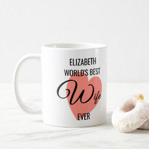World's Best Wife Ever Personalized Photo Coffee Mug