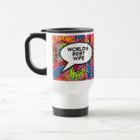 World's Best Wife Fun Retro Comic Book Pop Art