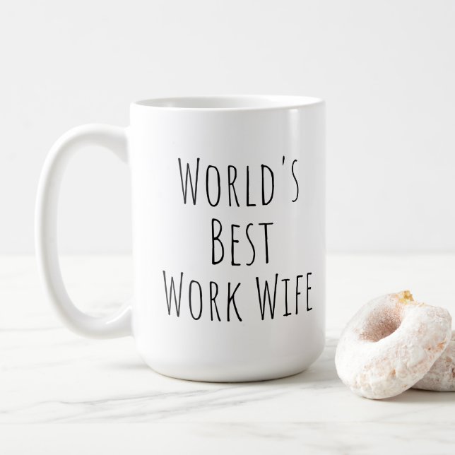 World's Best Work Wife Coffee Mug (With Donut)