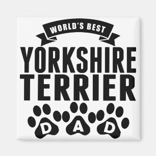 World's Best Yorkshire Terrier Dad Magnet