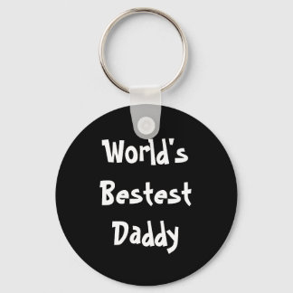 World's Bestest Daddy Key Ring