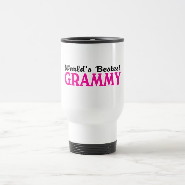 Worlds Bestest Grammy Travel Mug (Center)