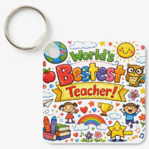 World's Bestest Teacher Cute Teacher Appreciation