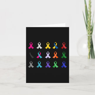 World's Cancer Awareness Cross Christian Costume R Card