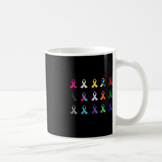 World's Cancer Awareness Cross Christian Costume R Coffee Mug (Right)