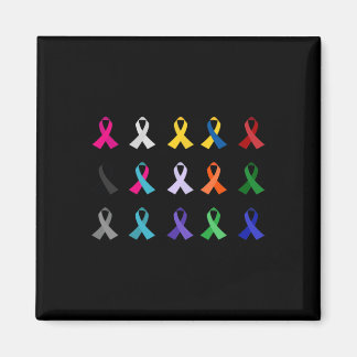 World's Cancer Awareness Cross Christian Costume R Magnet