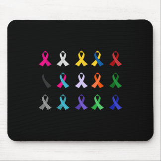 World's Cancer Awareness Cross Christian Costume R Mouse Mat