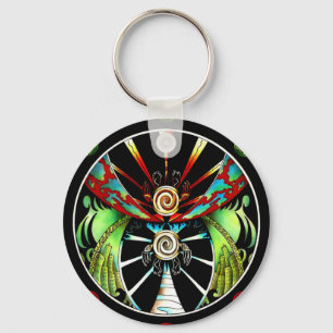 Worlds Collide Turtles Key Ring