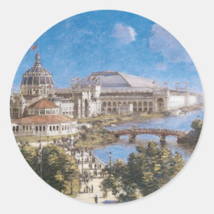 World's Colombian Exposition by Theodore Robinson Classic Round Sticker