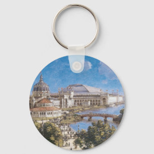 World's Colombian Exposition by Theodore Robinson Key Ring