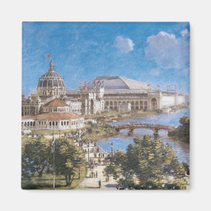 World's Colombian Exposition by Theodore Robinson Magnet