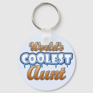 World's Coolest Aunt Key Ring