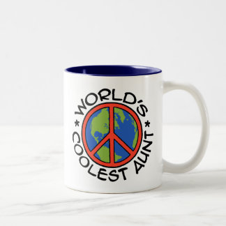 World's Coolest Aunt Two-Tone Coffee Mug