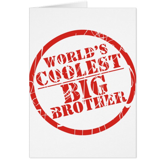 World's Coolest Big Brother (Front)