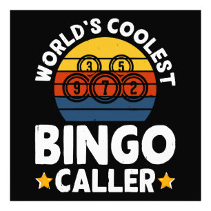 World's Coolest Bingo Caller Photo Print