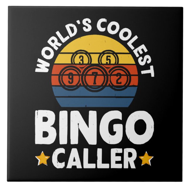 World's Coolest Bingo Caller Tile (Front)