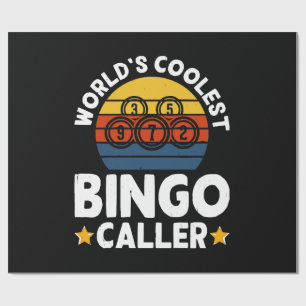 World's Coolest Bingo Caller Wrapping Paper