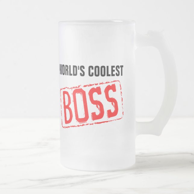 World's Coolest Boss Beer Mugs (Right)