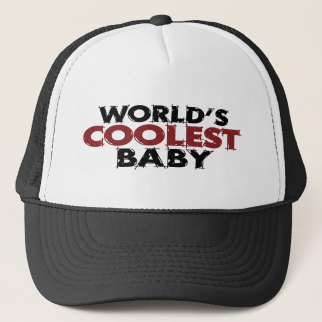 Worlds Coolest Boy Trucker Hat (Front)
